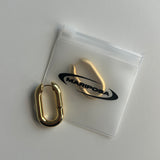 OVAL HOOPS GOLD