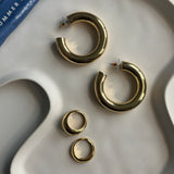 CHUBBY HOOPS GOLD