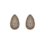 MINI CRYSTAL TEAR DROP GOLD