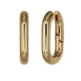 OVAL HOOPS GOLD