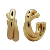 TWIST HOOPS GOLD