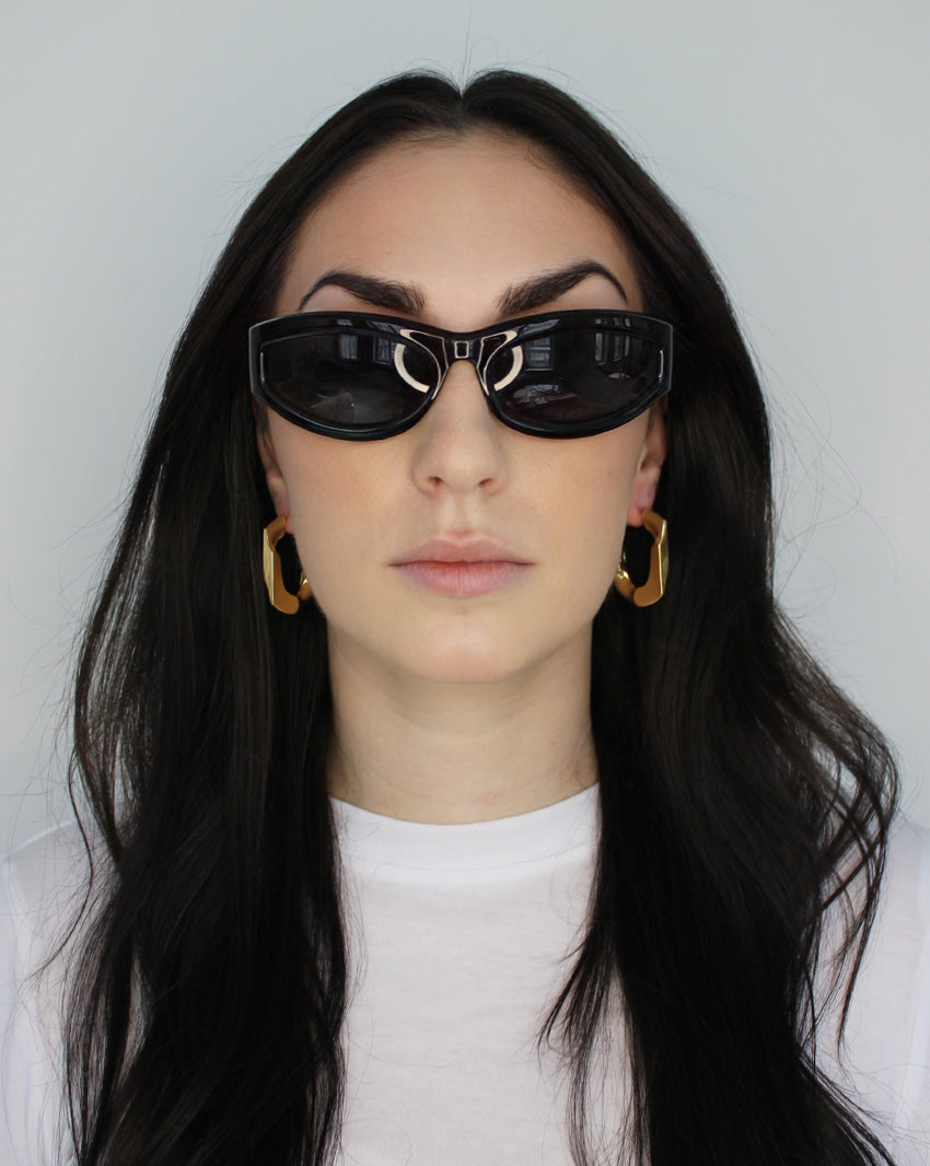 Link Hoop Earrings gold